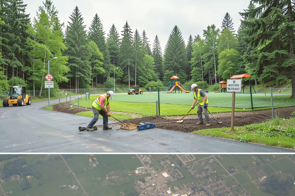 Sign Graffiti Removal in Enumclaw, King County, WA - Removal continues throughout the year, with traffic-control setups planned around daylight and lower-volume traffic periods.