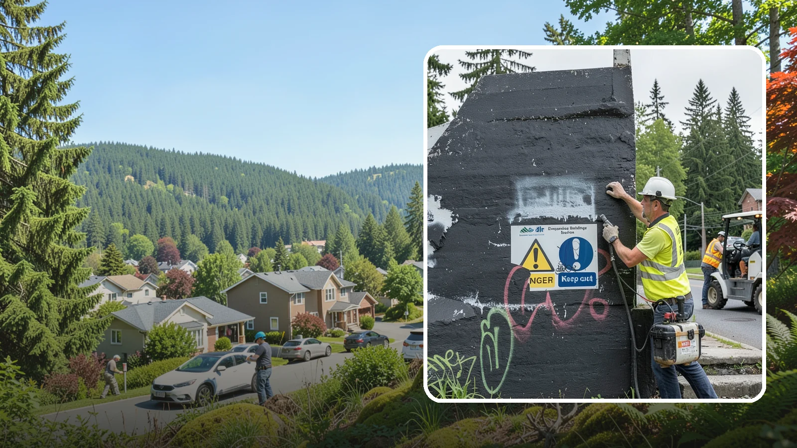 Sign Graffiti Removal in Index, Snohomish County, WA - Careful removal of graffiti from traffic, regulatory, and wayfinding signs without harming their reflectivity.