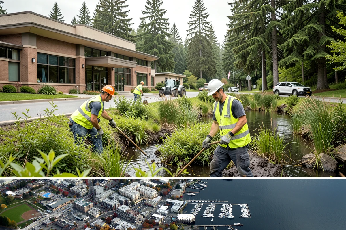 Sign Graffiti Removal in Kirkland, King County, WA - Removal continues throughout the year, with traffic-control setups planned around daylight and lower-volume traffic periods.