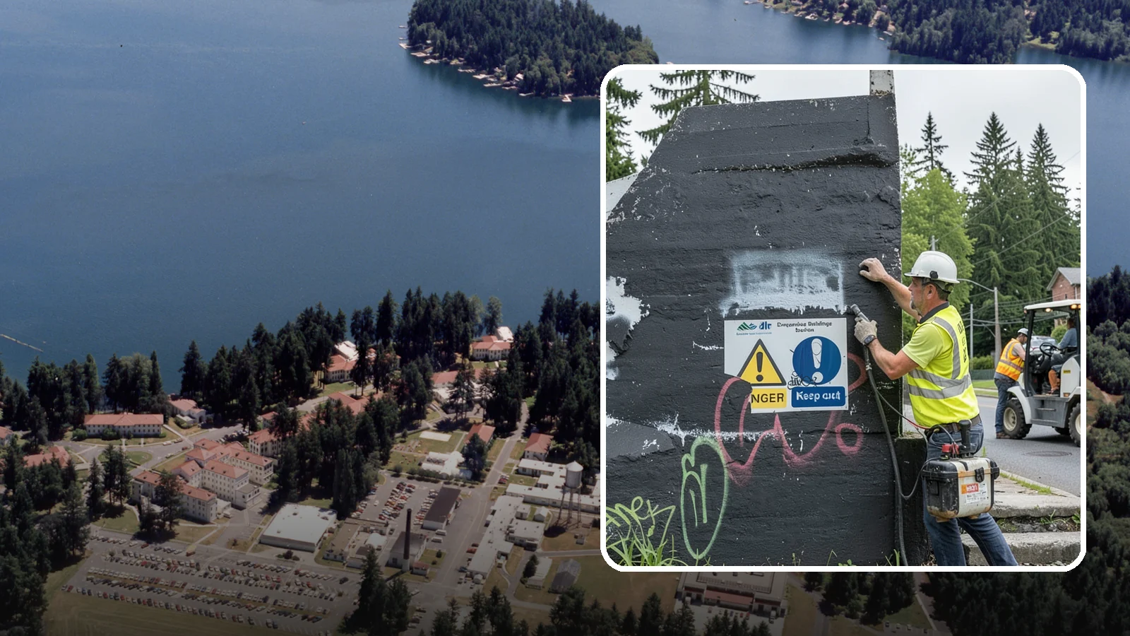 Sign Graffiti Removal in Lakewood, Pierce County, WA - Careful removal of graffiti from traffic, regulatory, and wayfinding signs without harming their reflectivity.