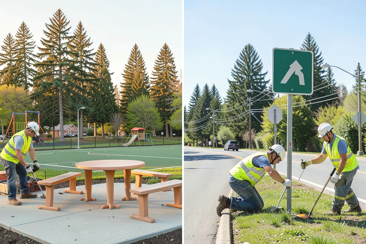 Sign Graffiti Removal in Mukilteo, Snohomish County, WA - Identify tagged signs from reports or field patrol