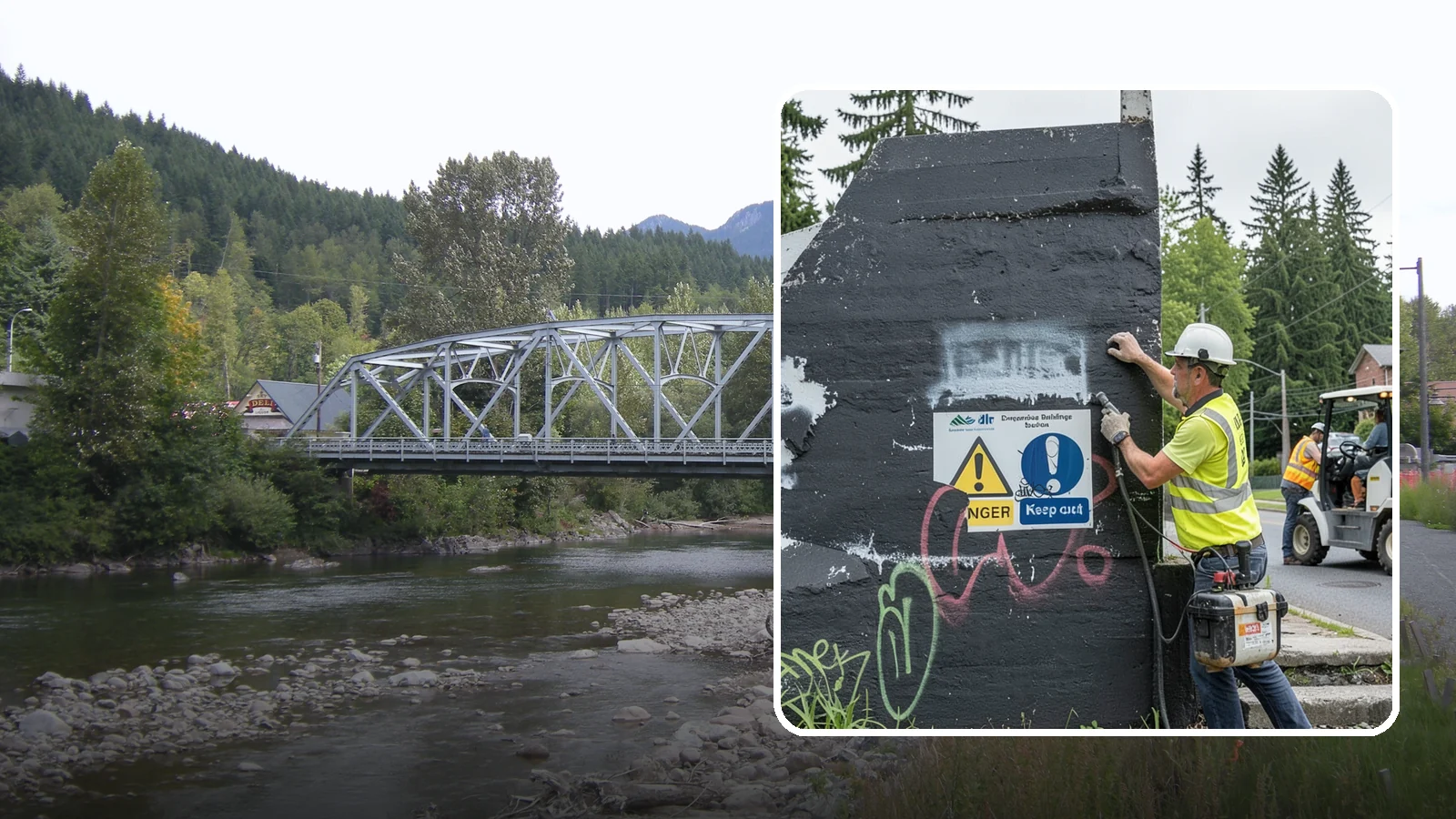 Sign Graffiti Removal in Skykomish, King County, WA - Careful removal of graffiti from traffic, regulatory, and wayfinding signs without harming their reflectivity.