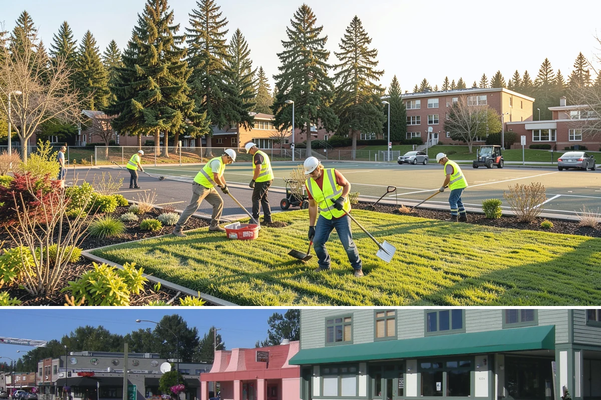 Sign Graffiti Removal in Snoqualmie, King County, WA - Removal continues throughout the year, with traffic-control setups planned around daylight and lower-volume traffic periods.