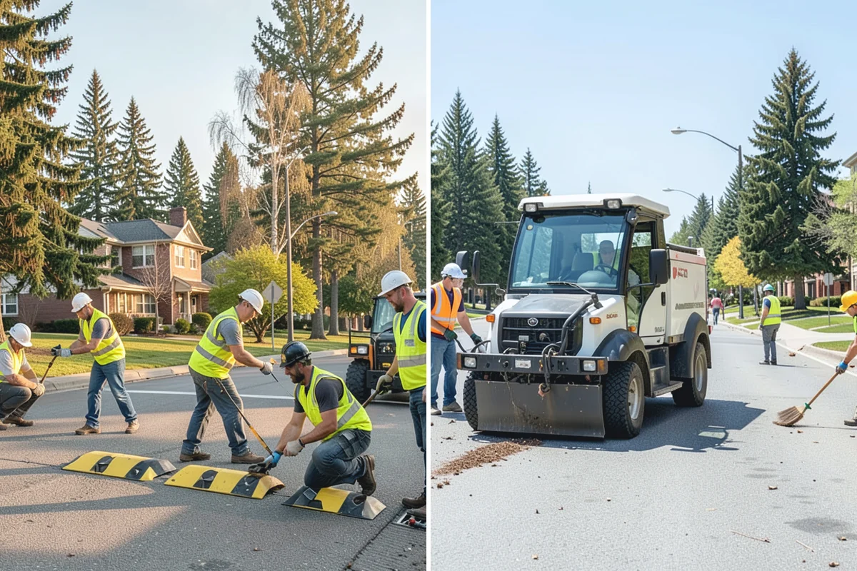 Sign Graffiti Removal in Woodinville, King County, WA - Identify tagged signs from reports or field patrol