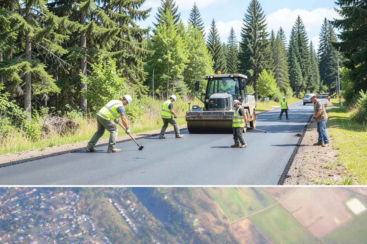 Sign Installation in Algona, King County, WA - Installations proceed year-round in the maritime climate, though dry summer and early fall windows speed concrete footing cures...
