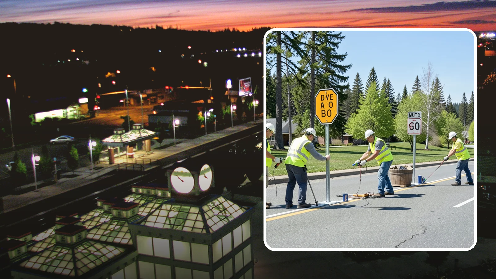 Sign Installation in Auburn, King County, WA - We install municipal signage on public property with breakaway posts, proper reflectivity, and MUTCD-compliant placement.