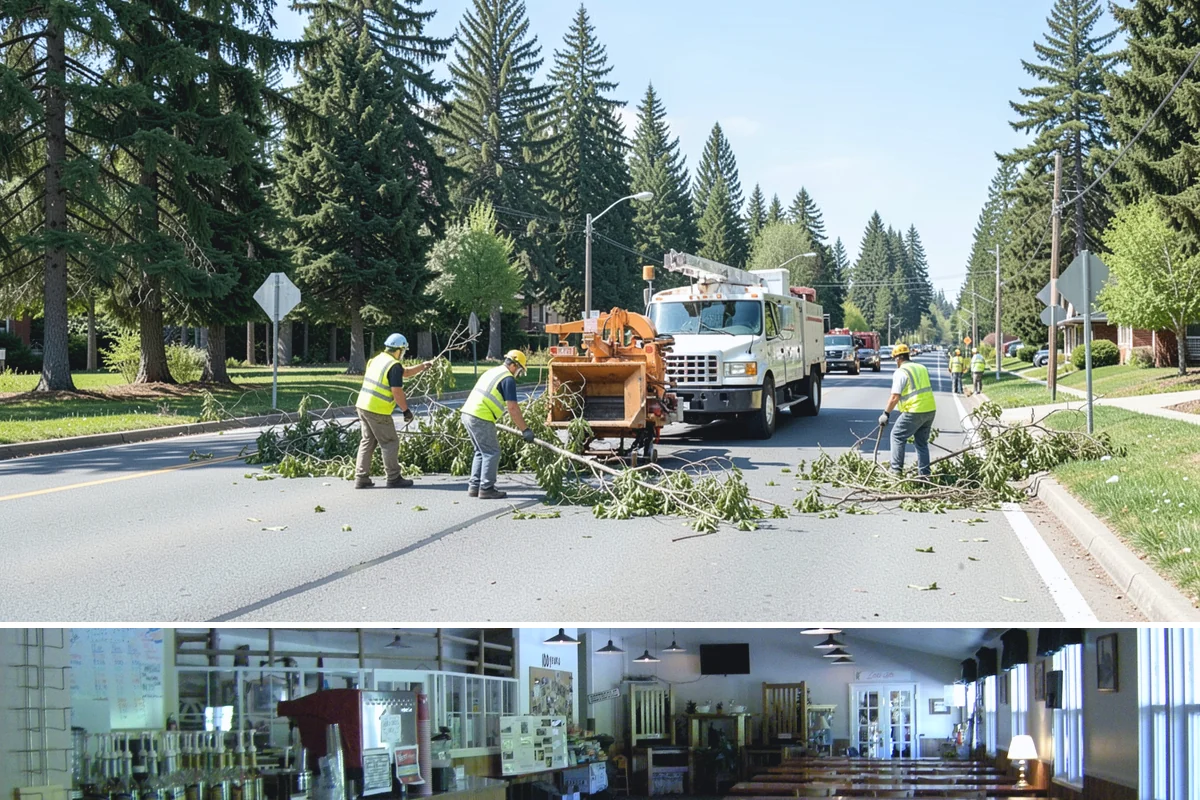 Sign Installation in Black Diamond, King County, WA - Installations proceed year-round in the maritime climate, though dry summer and early fall windows speed concrete footing cures...