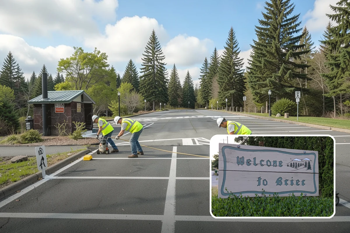 Sign Installation in Brier, Snohomish County, WA - Retroreflective sheeting that meets current MUTCD minimums