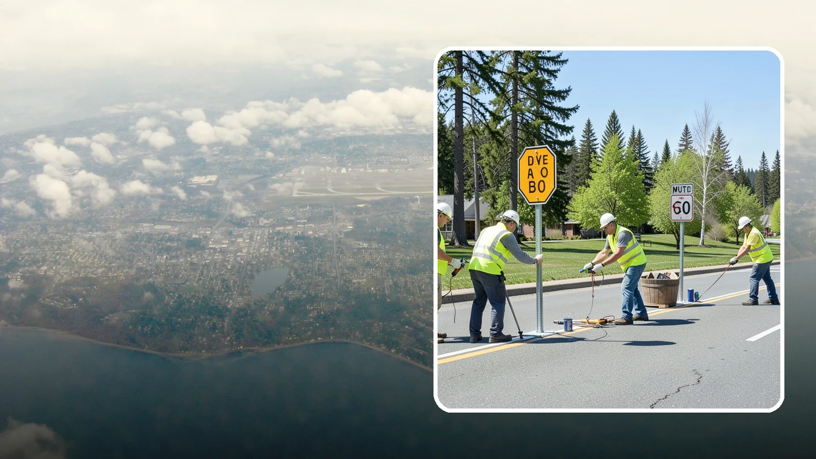 Sign Installation in Burien, King County, WA - We install municipal signage on public property with breakaway posts, proper reflectivity, and MUTCD-compliant placement.