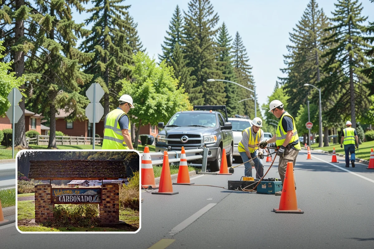 Sign Installation in Carbonado, Pierce County, WA - Retroreflective sheeting that meets current MUTCD minimums