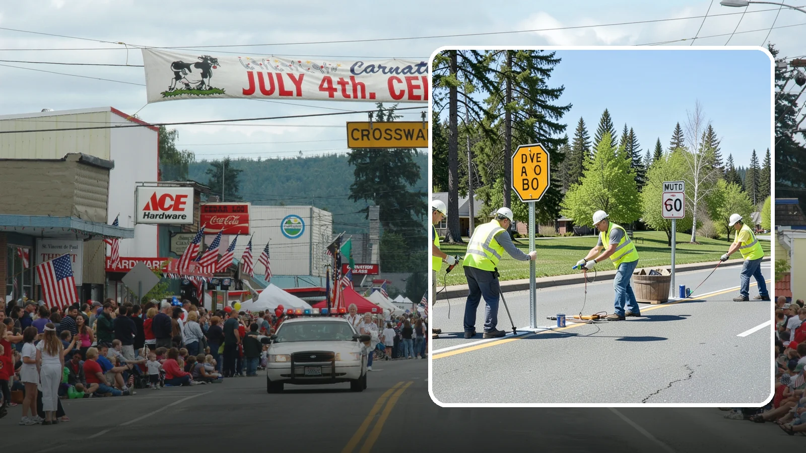 Sign Installation in Carnation, King County, WA - We install municipal signage on public property with breakaway posts, proper reflectivity, and MUTCD-compliant placement.