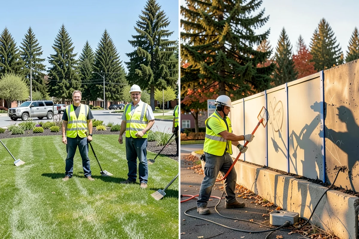 Sign Installation in Concrete, Skagit County, WA - Review your sign schedule, standard details, and permit conditions