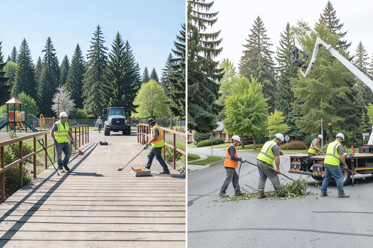 Sign Installation in Des Moines, King County, WA - Review your sign schedule, standard details, and permit conditions