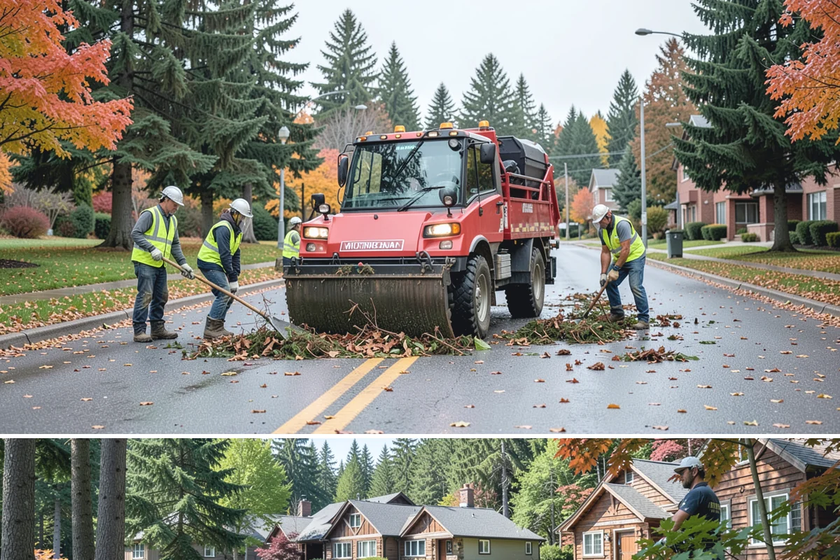 Sign Installation in Edgewood, Pierce County, WA - Installations proceed year-round in the maritime climate, though dry summer and early fall windows speed concrete footing cures...