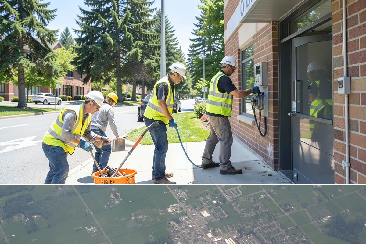 Sign Installation in Enumclaw, King County, WA - Installations proceed year-round in the maritime climate, though dry summer and early fall windows speed concrete footing cures...