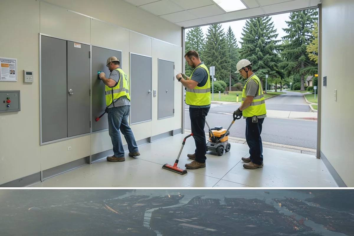 Sign Installation in Fife, Pierce County, WA - Installations proceed year-round in the maritime climate, though dry summer and early fall windows speed concrete footing cures...