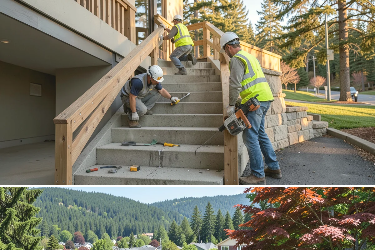 Sign Installation in Index, Snohomish County, WA - Installations proceed year-round in the maritime climate, though dry summer and early fall windows speed concrete footing cures...