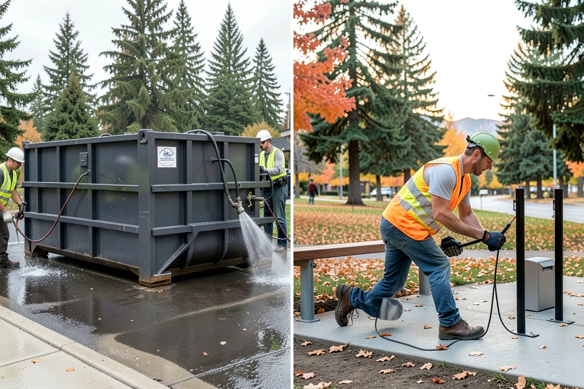 Sign Installation in Kenmore, King County, WA - Review your sign schedule, standard details, and permit conditions