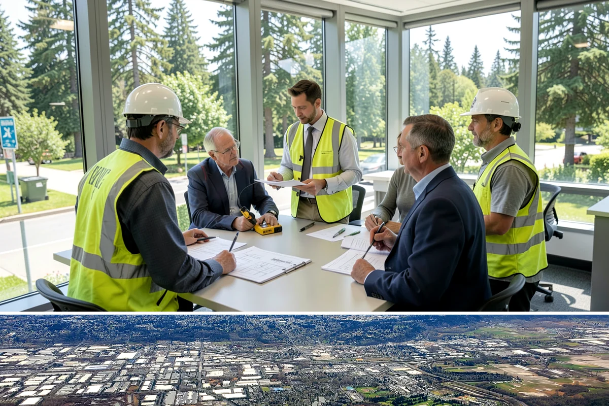 Sign Installation in Kent, King County, WA - Installations proceed year-round in the maritime climate, though dry summer and early fall windows speed concrete footing cures...