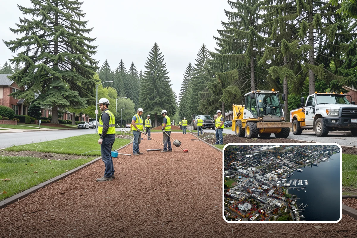 Sign Installation in Kirkland, King County, WA - Retroreflective sheeting that meets current MUTCD minimums