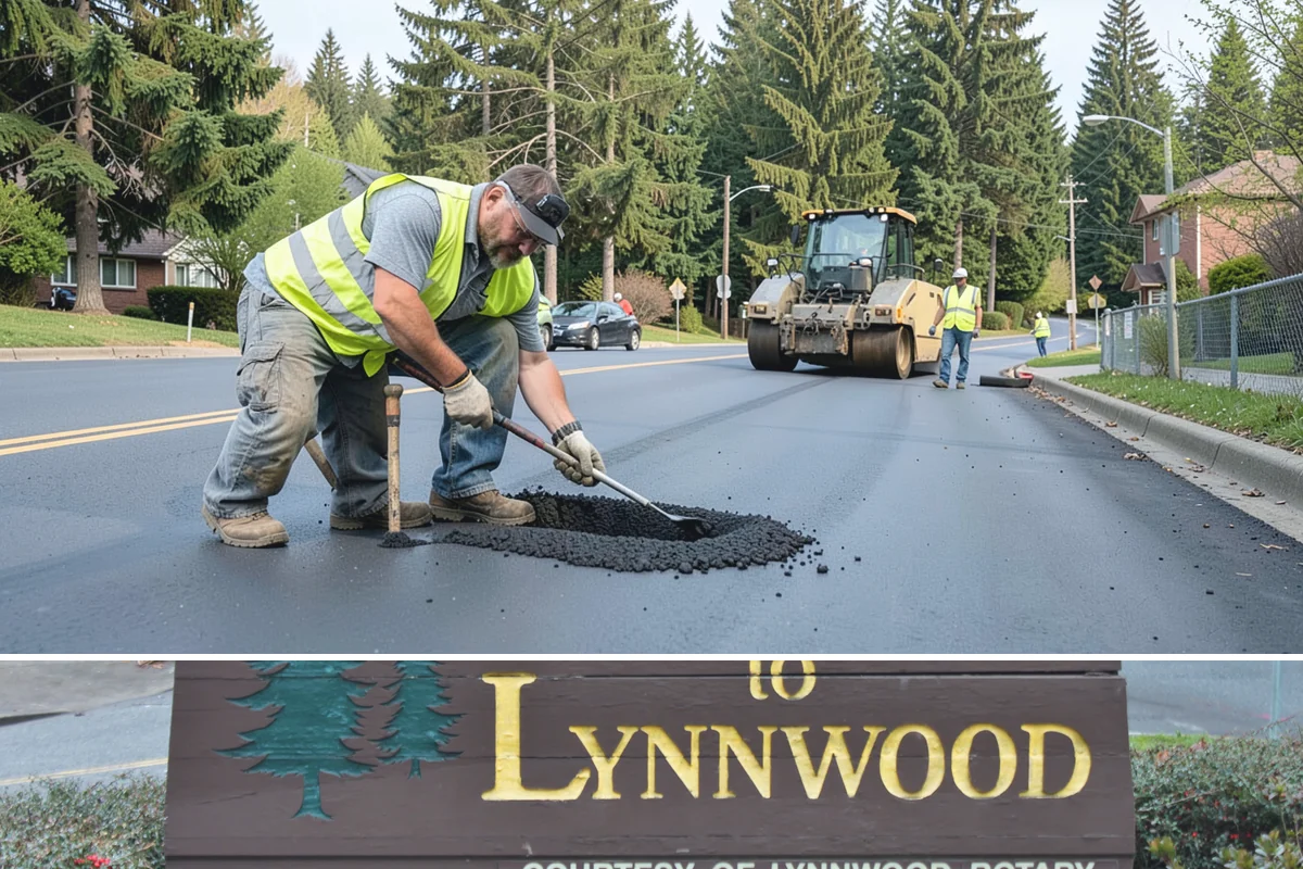 Sign Installation in Lynnwood, Snohomish County, WA - Installations proceed year-round in the maritime climate, though dry summer and early fall windows speed concrete footing cures...