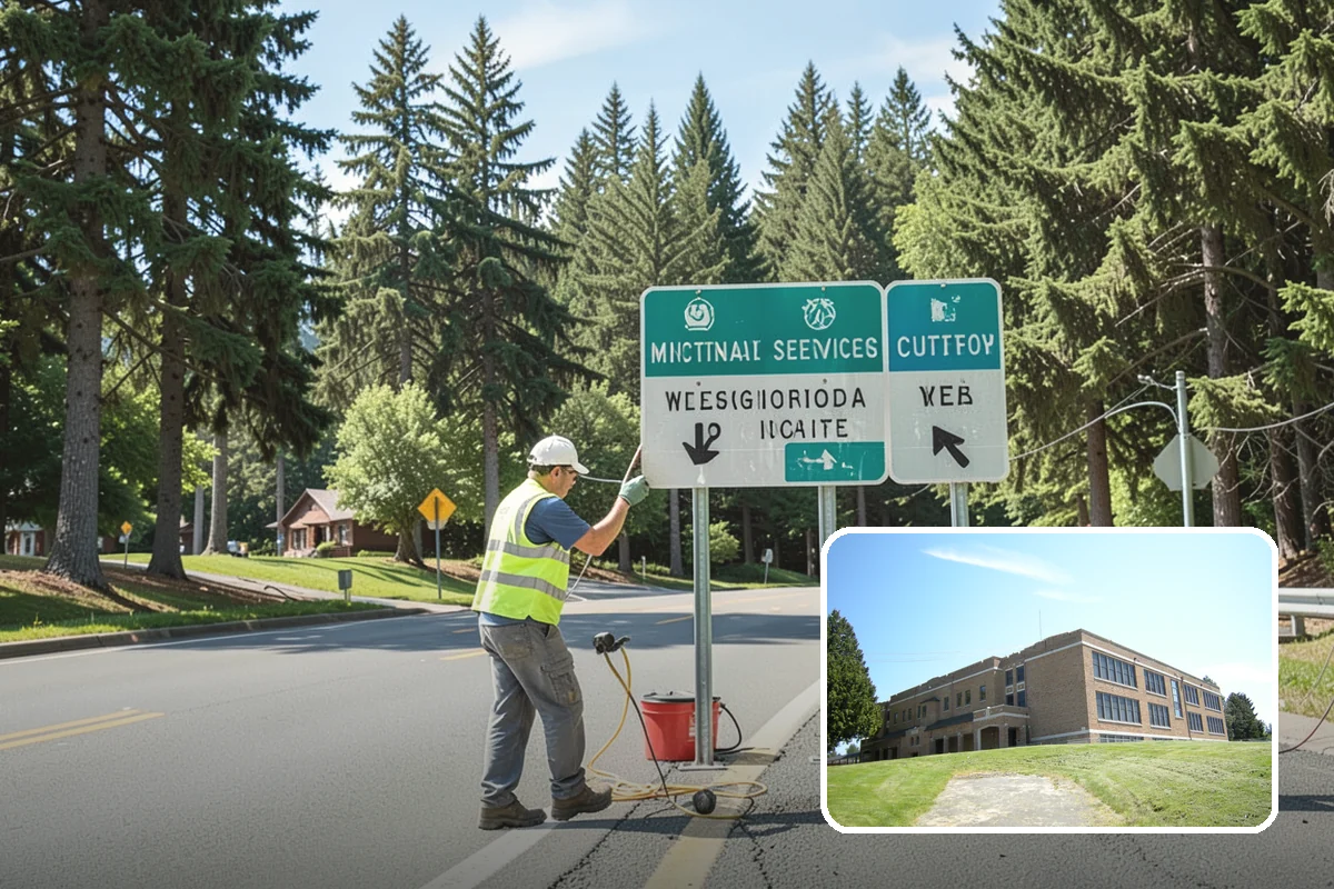 Sign Installation in Maple Valley, King County, WA - Retroreflective sheeting that meets current MUTCD minimums