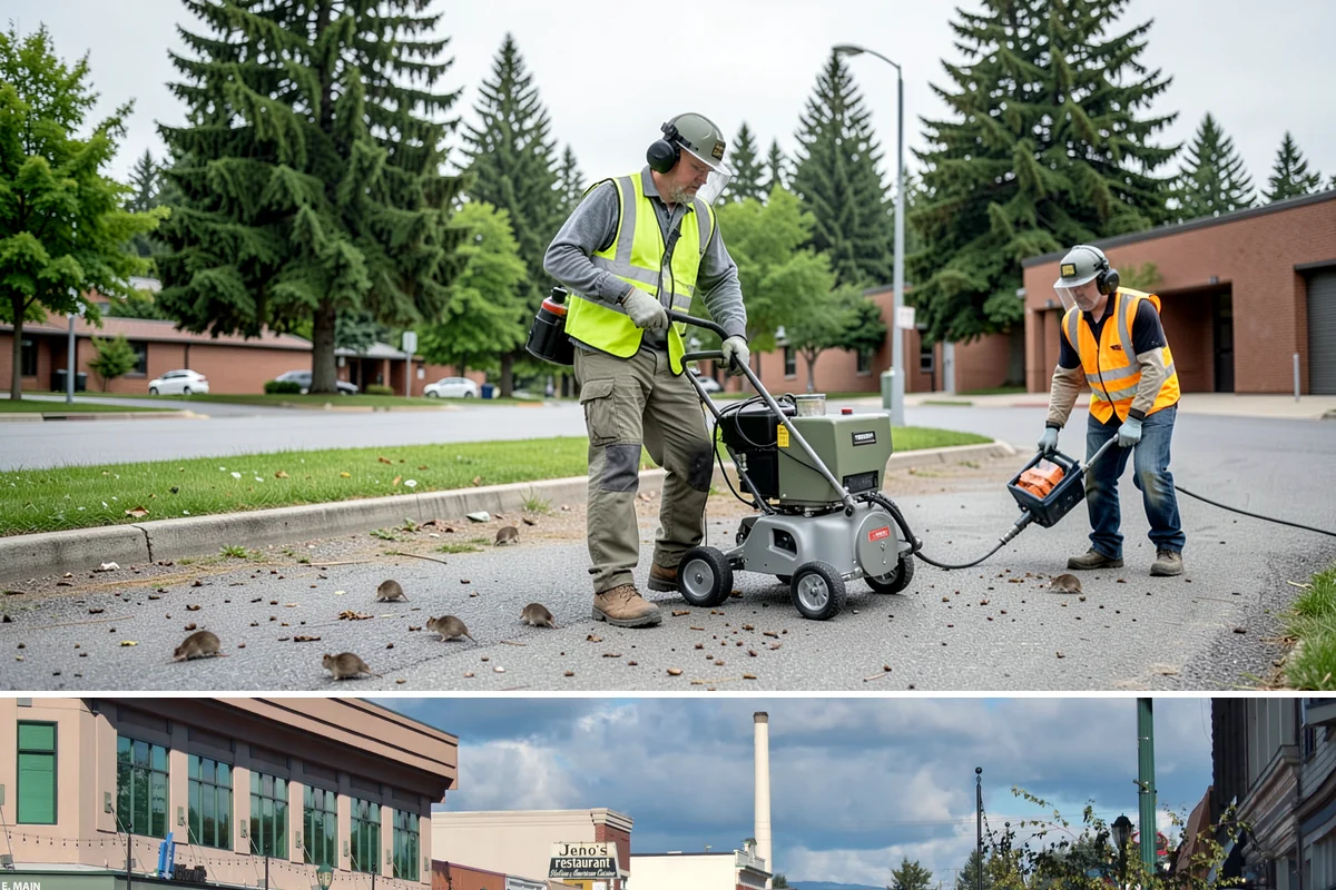 Sign Installation in Monroe, Snohomish County, WA - Installations proceed year-round in the maritime climate, though dry summer and early fall windows speed concrete footing cures...