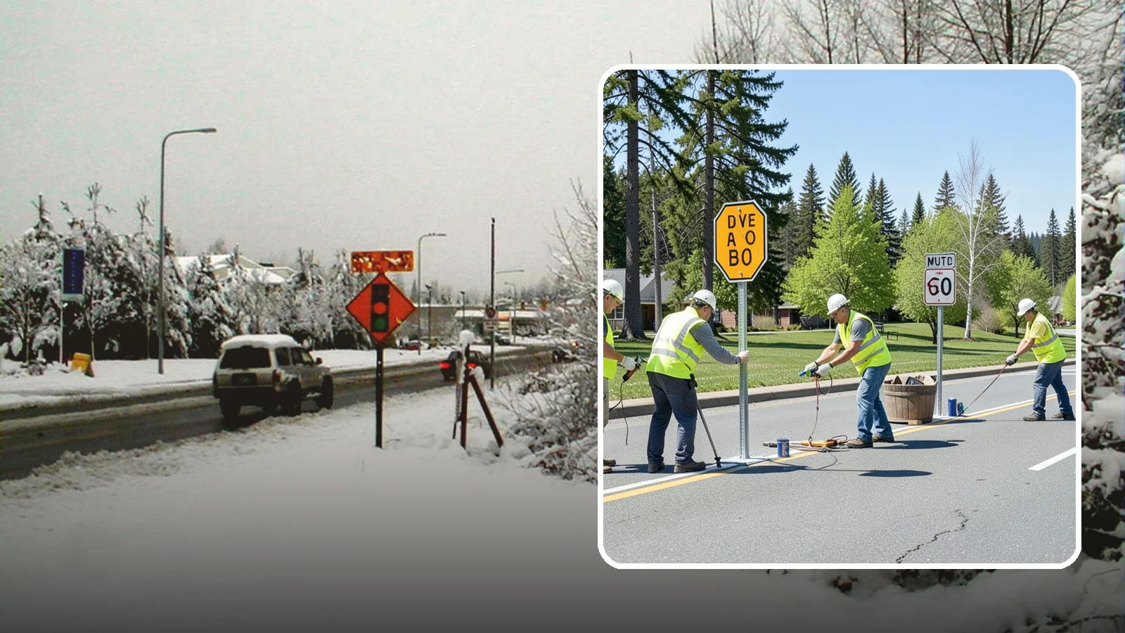 Sign Installation in Newcastle, King County, WA - We install municipal signage on public property with breakaway posts, proper reflectivity, and MUTCD-compliant placement.