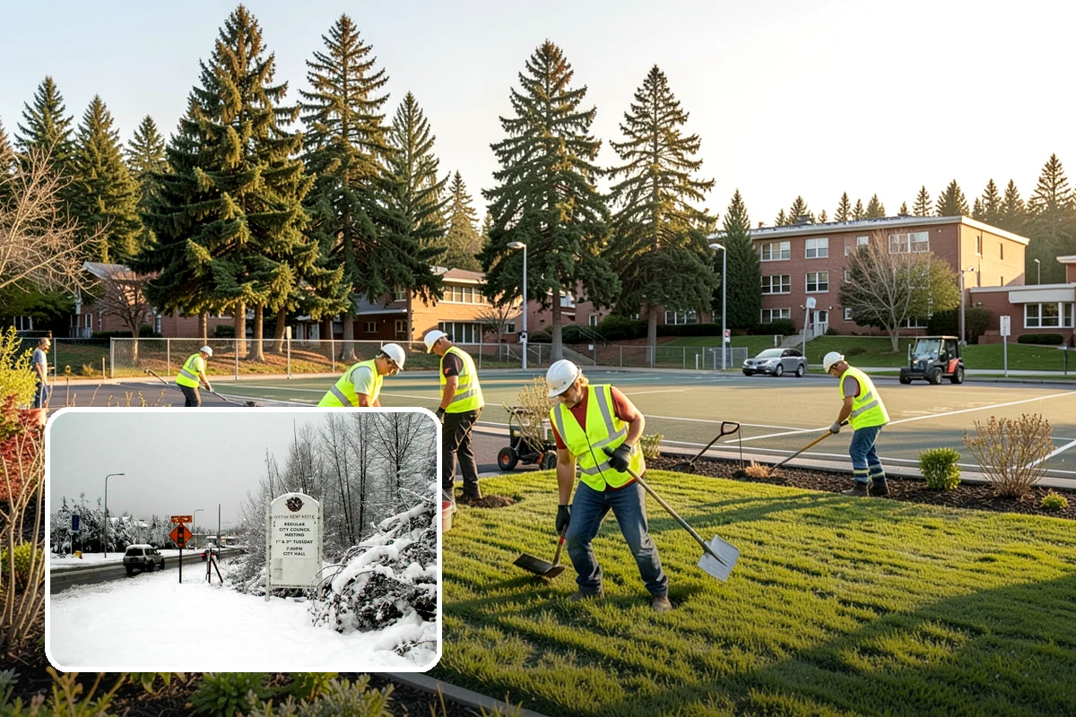 Sign Installation in Newcastle, King County, WA - Retroreflective sheeting that meets current MUTCD minimums