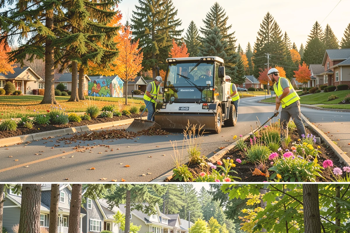 Sign Installation in Normandy Park, King County, WA - Installations proceed year-round in the maritime climate, though dry summer and early fall windows speed concrete footing cures...