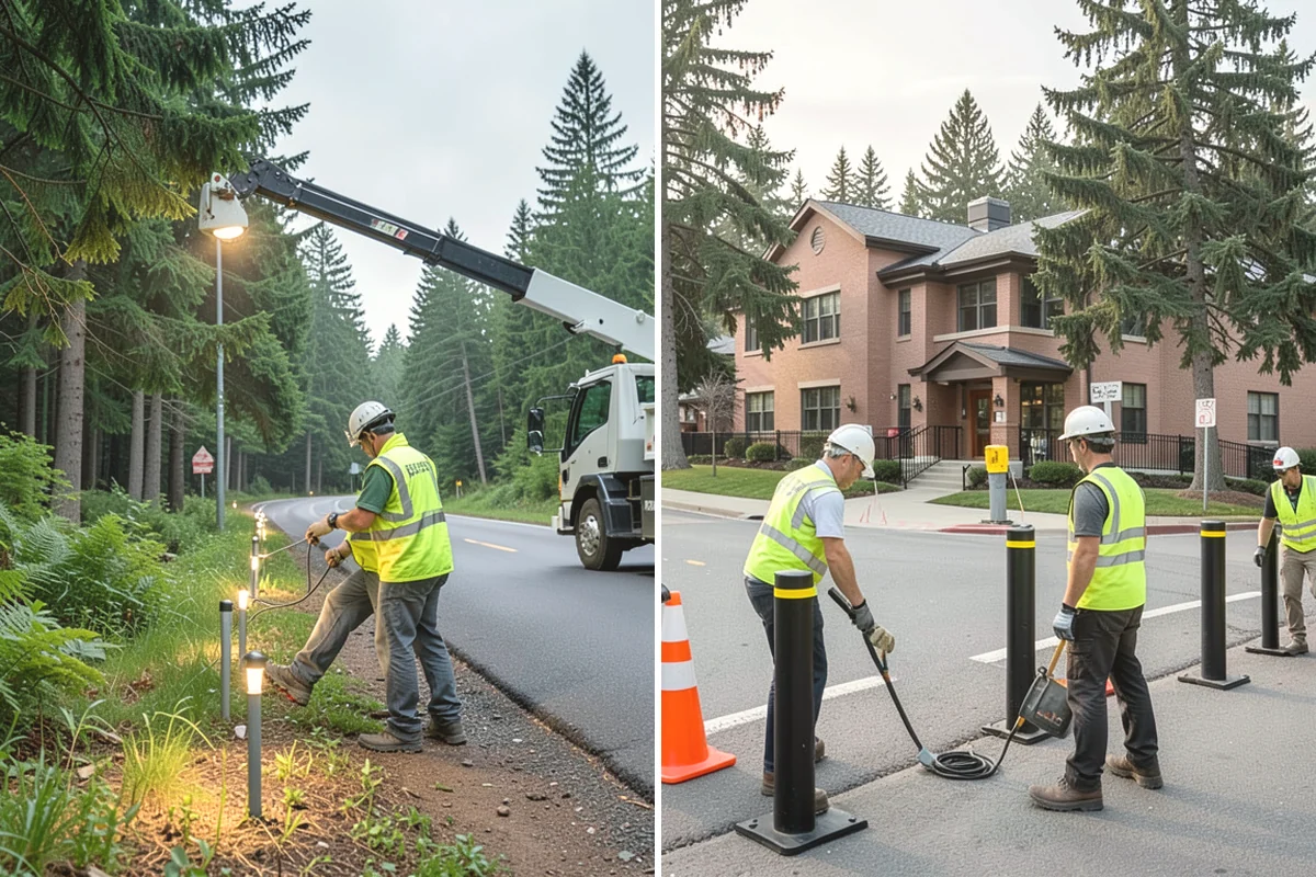 Sign Installation in Oak Harbor, Island County, WA - Review your sign schedule, standard details, and permit conditions