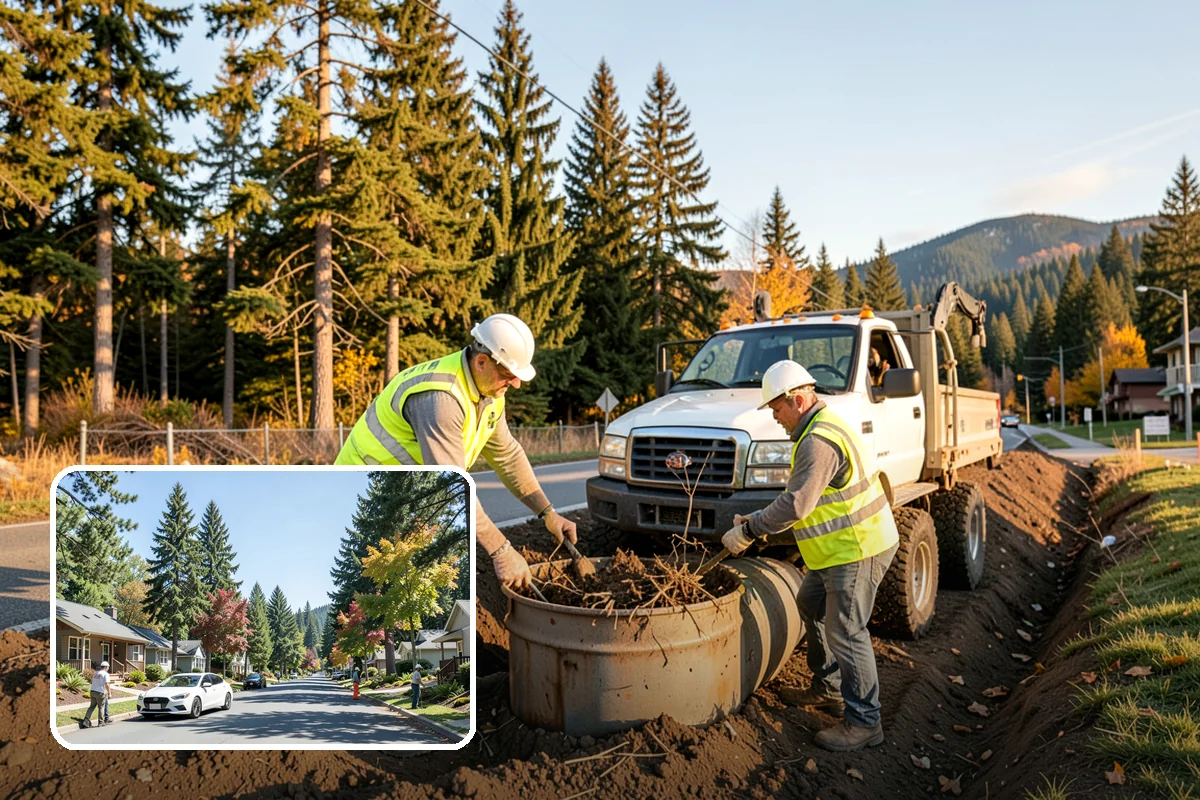 Sign Installation in Orting, Pierce County, WA - Retroreflective sheeting that meets current MUTCD minimums