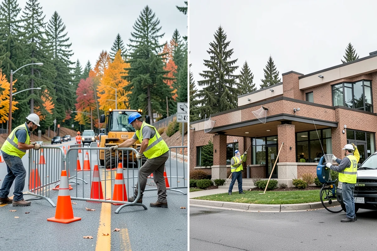 Sign Installation in Sedro-Woolley, Skagit County, WA - Review your sign schedule, standard details, and permit conditions