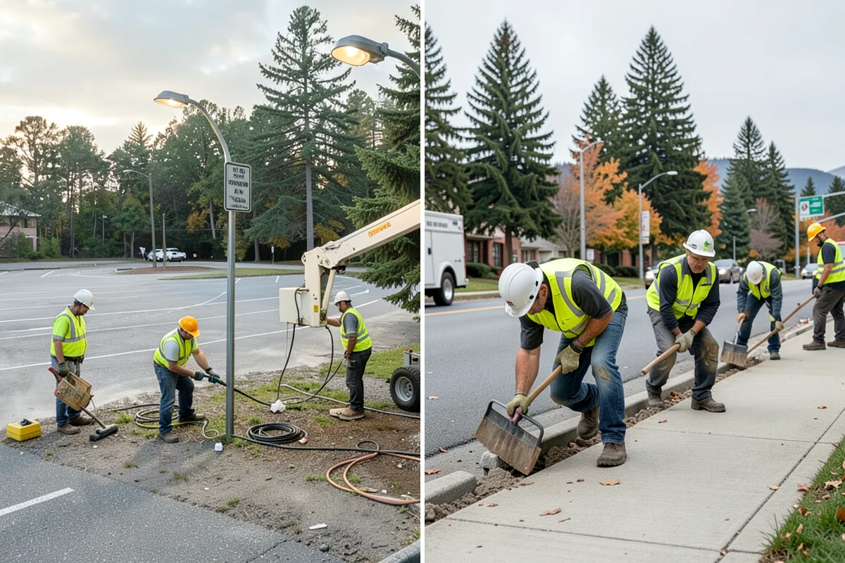 Sign Installation in Shoreline, King County, WA - Review your sign schedule, standard details, and permit conditions