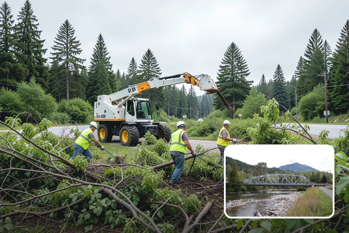Sign Installation in Skykomish, King County, WA - Retroreflective sheeting that meets current MUTCD minimums