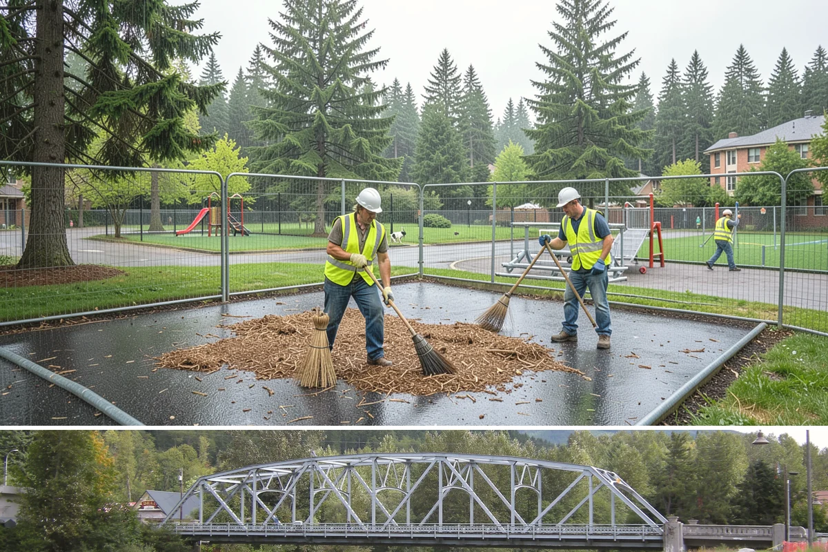 Sign Installation in Skykomish, King County, WA - Installations proceed year-round in the maritime climate, though dry summer and early fall windows speed concrete footing cures...
