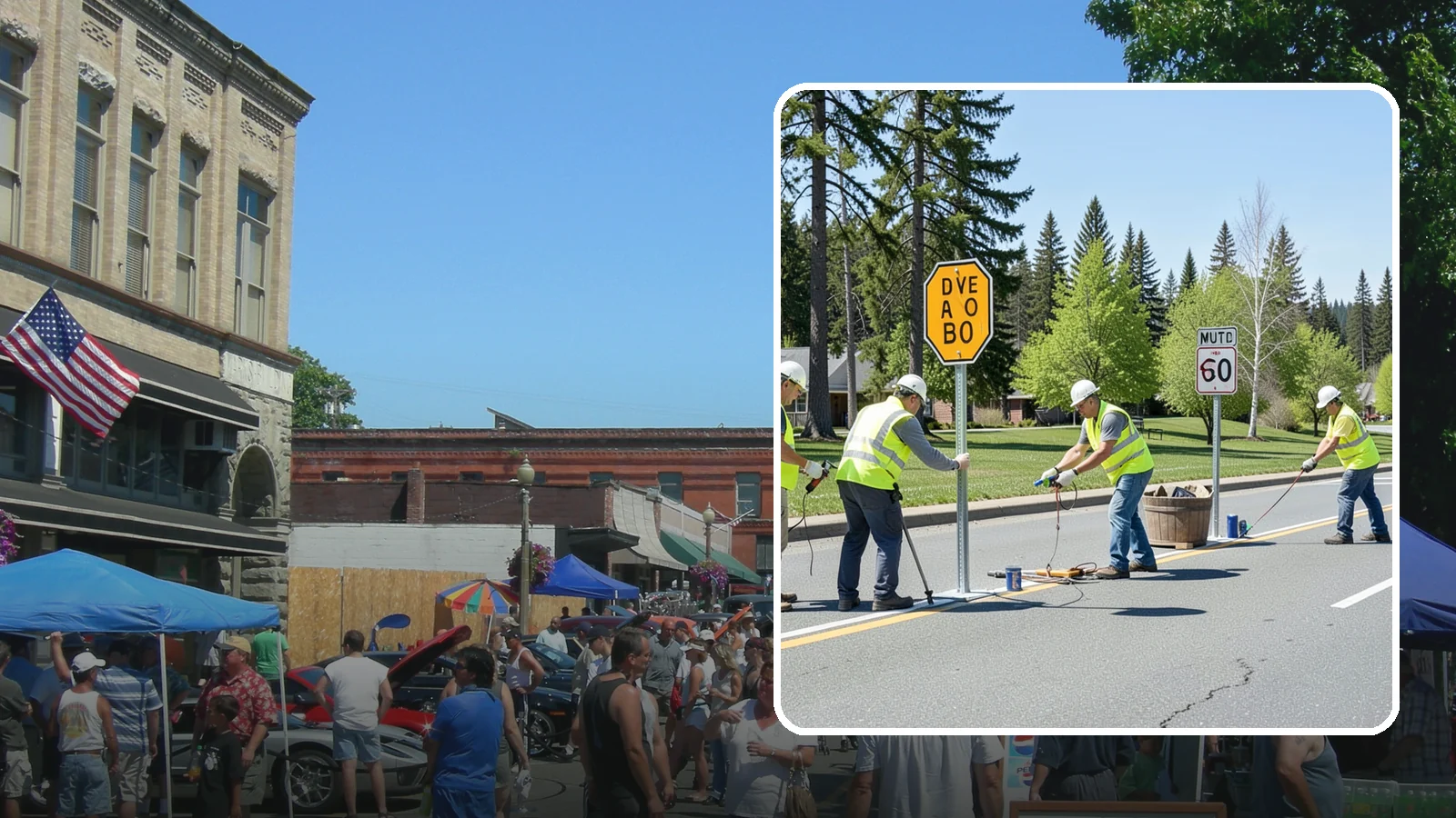 Sign Installation in Snohomish, Snohomish County, WA - We install municipal signage on public property with breakaway posts, proper reflectivity, and MUTCD-compliant placement.