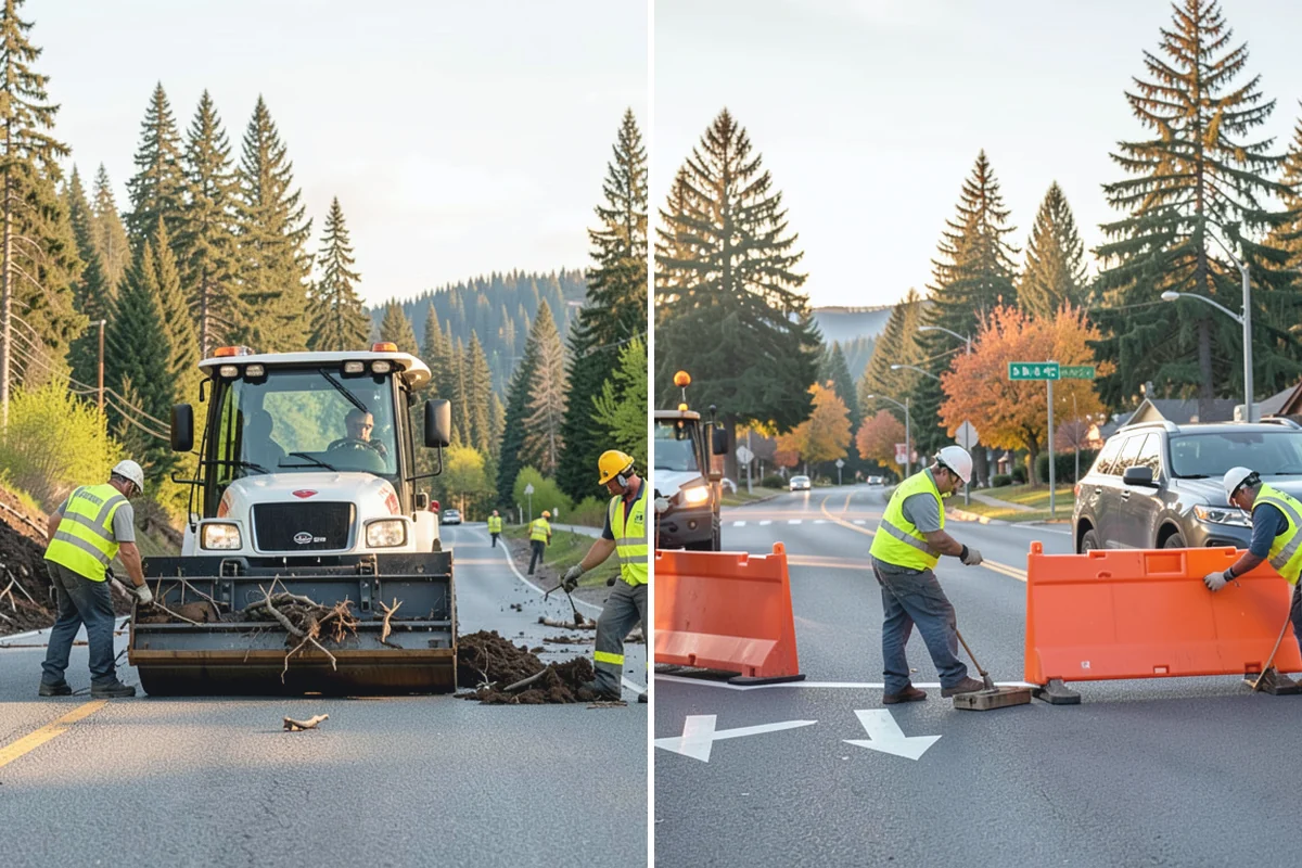 Sign Installation in South Prairie, Pierce County, WA - Review your sign schedule, standard details, and permit conditions