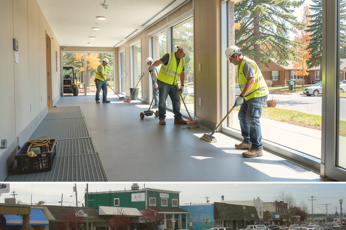 Sign Installation in Stanwood, Snohomish County, WA - Installations proceed year-round in the maritime climate, though dry summer and early fall windows speed concrete footing cures...