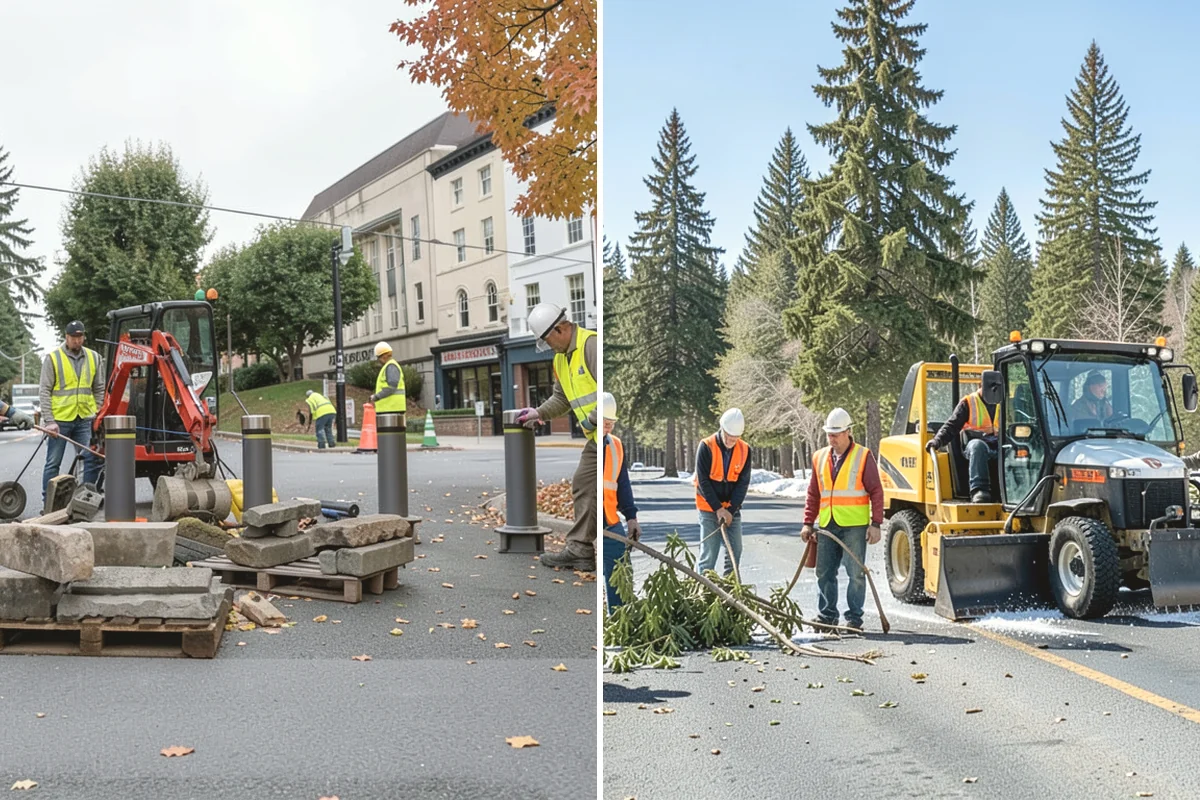 Sign Installation in Steilacoom, Pierce County, WA - Review your sign schedule, standard details, and permit conditions