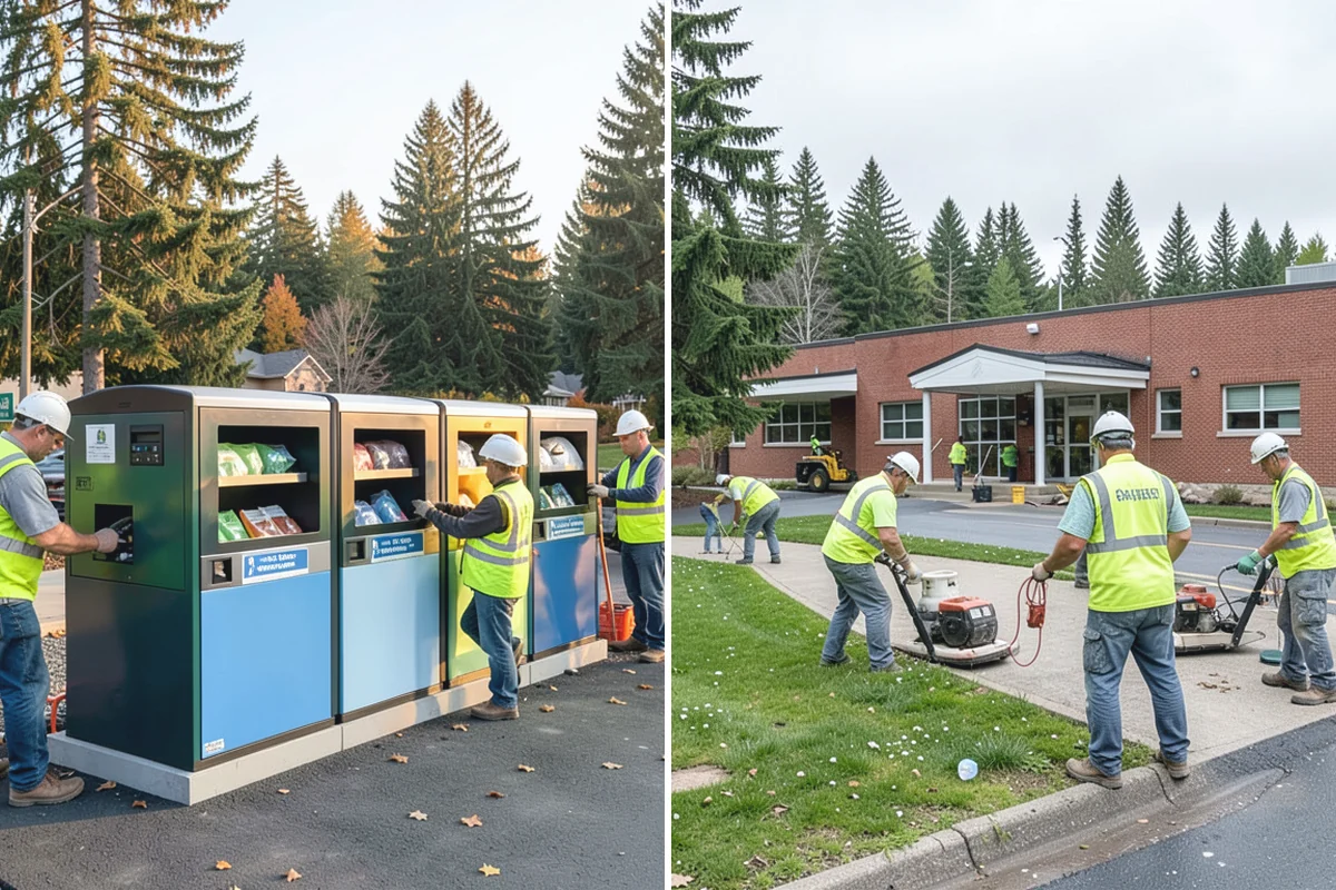Sign Installation in Woodinville, King County, WA - Review your sign schedule, standard details, and permit conditions
