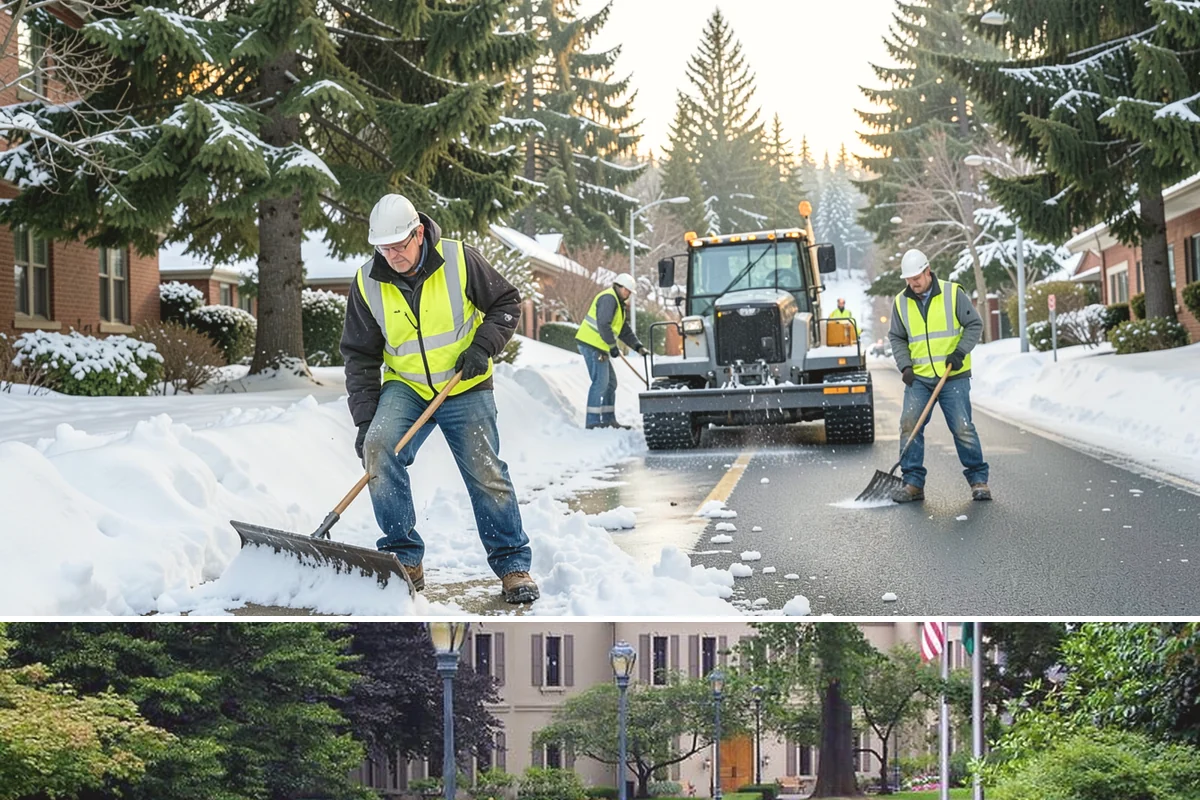 Sign Installation in Woodinville, King County, WA - Installations proceed year-round in the maritime climate, though dry summer and early fall windows speed concrete footing cures...
