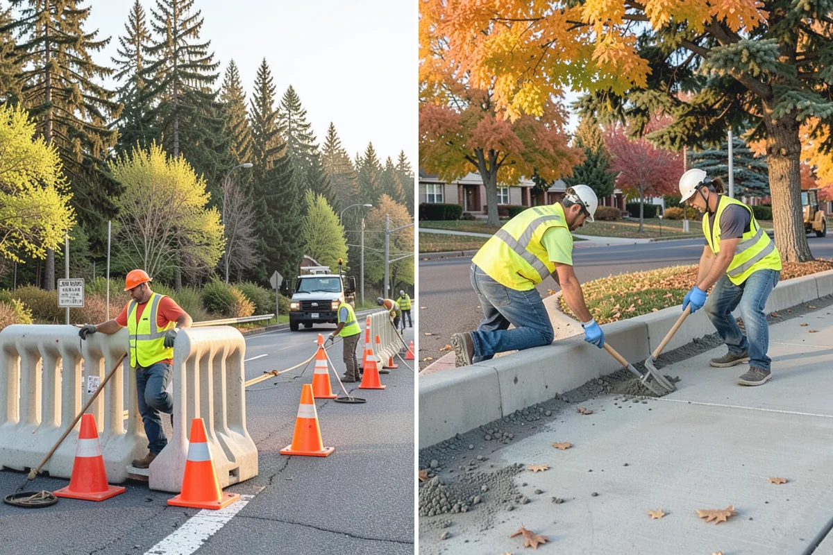 Sign Maintenance in Bonney Lake, Pierce County, WA - Establish an inspection route or intake knockdown reports