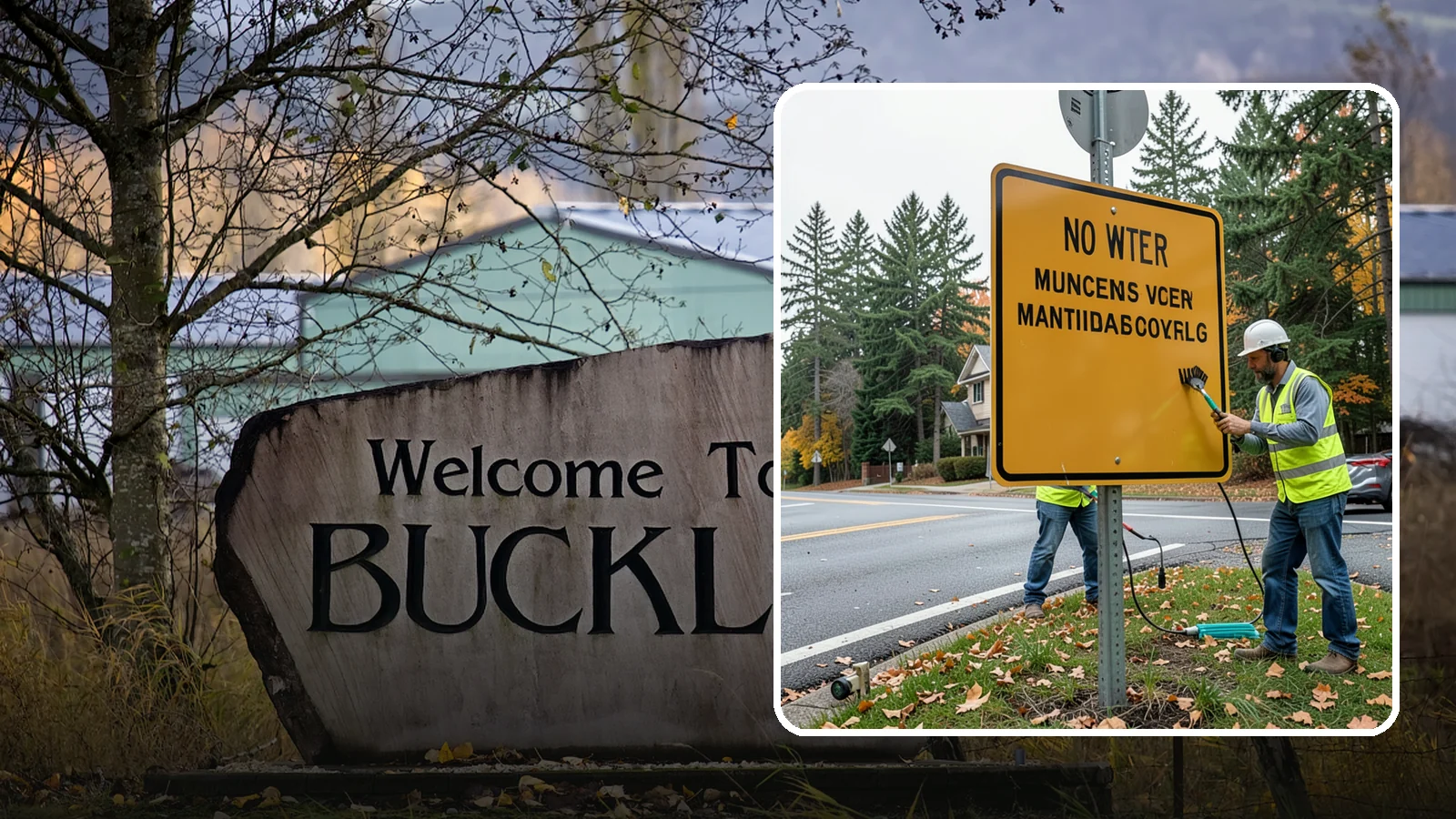 Sign Maintenance in Buckley, Pierce County, WA - We provide ongoing sign cleaning, straightening, and repair to keep your inventory legible and compliant.