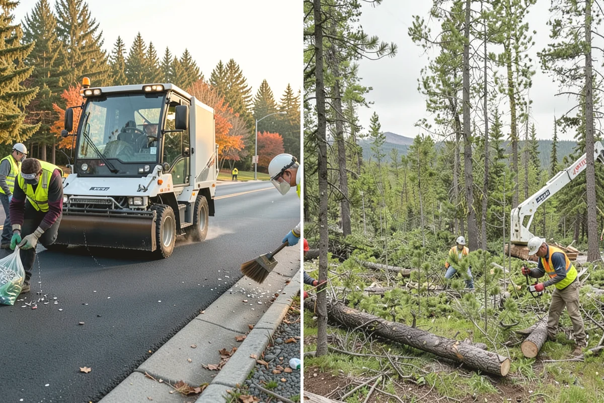 Sign Maintenance in Burien, King County, WA - Establish an inspection route or intake knockdown reports