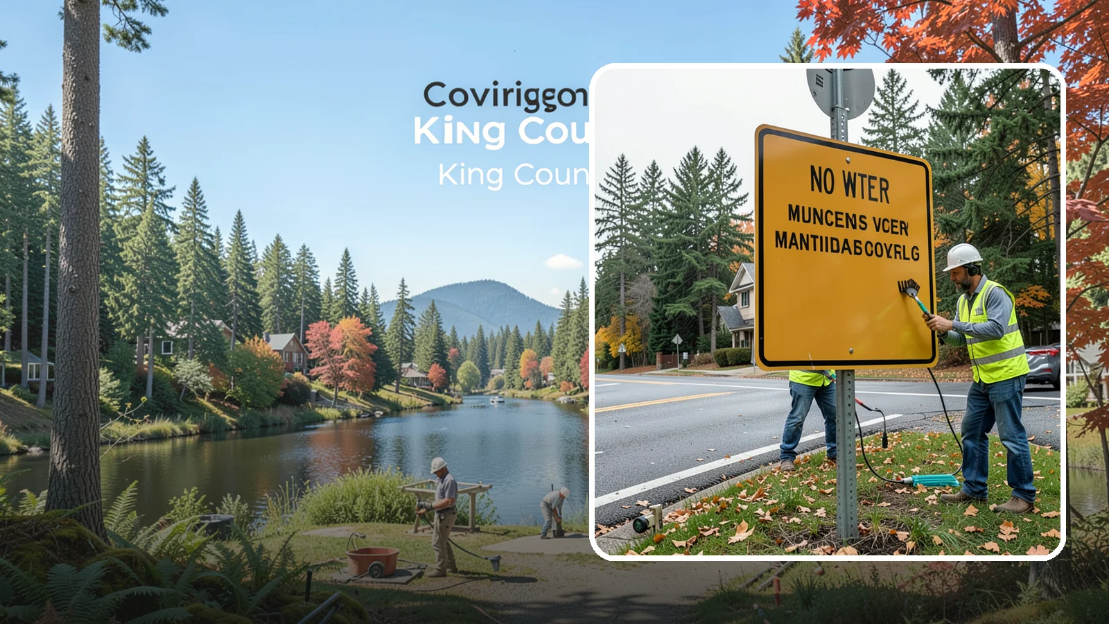 Sign Maintenance in Covington, King County, WA - We provide ongoing sign cleaning, straightening, and repair to keep your inventory legible and compliant.
