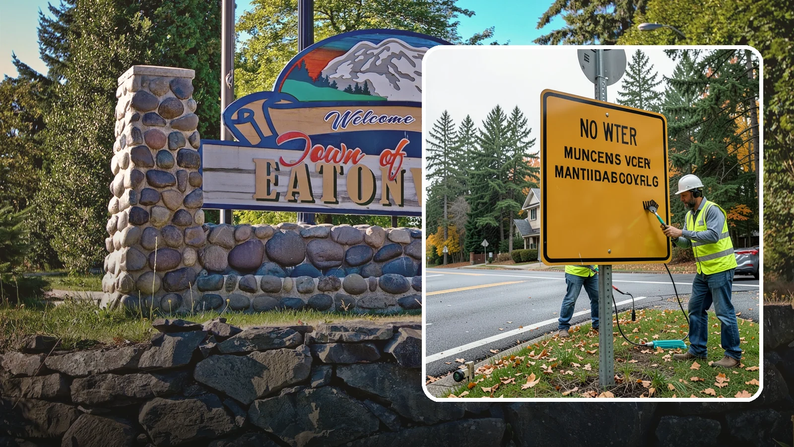 Sign Maintenance in Eatonville, Pierce County, WA - We provide ongoing sign cleaning, straightening, and repair to keep your inventory legible and compliant.