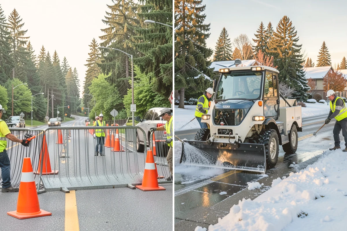 Sign Maintenance in Eatonville, Pierce County, WA - Establish an inspection route or intake knockdown reports