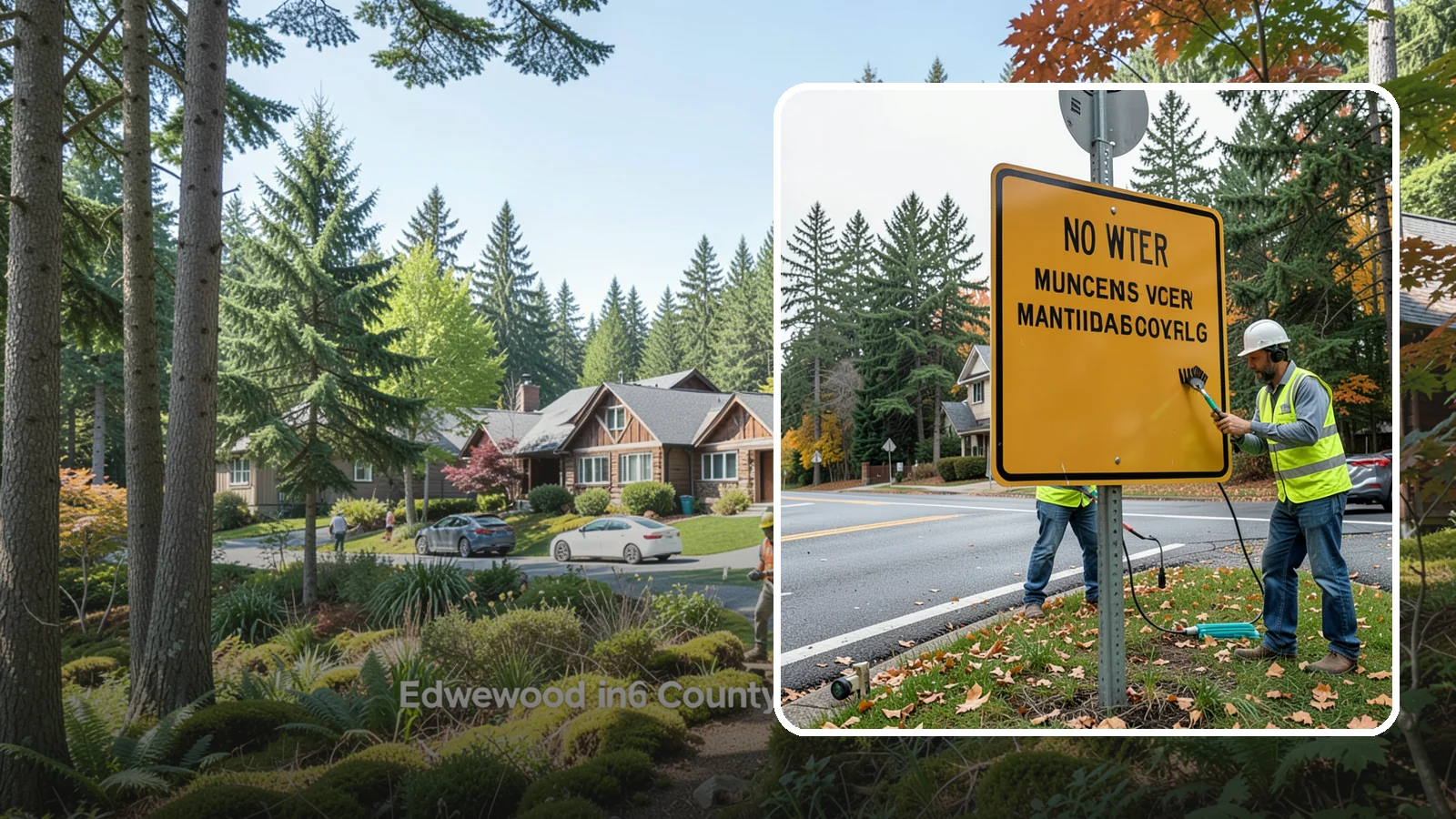 Sign Maintenance in Edgewood, Pierce County, WA - We provide ongoing sign cleaning, straightening, and repair to keep your inventory legible and compliant.