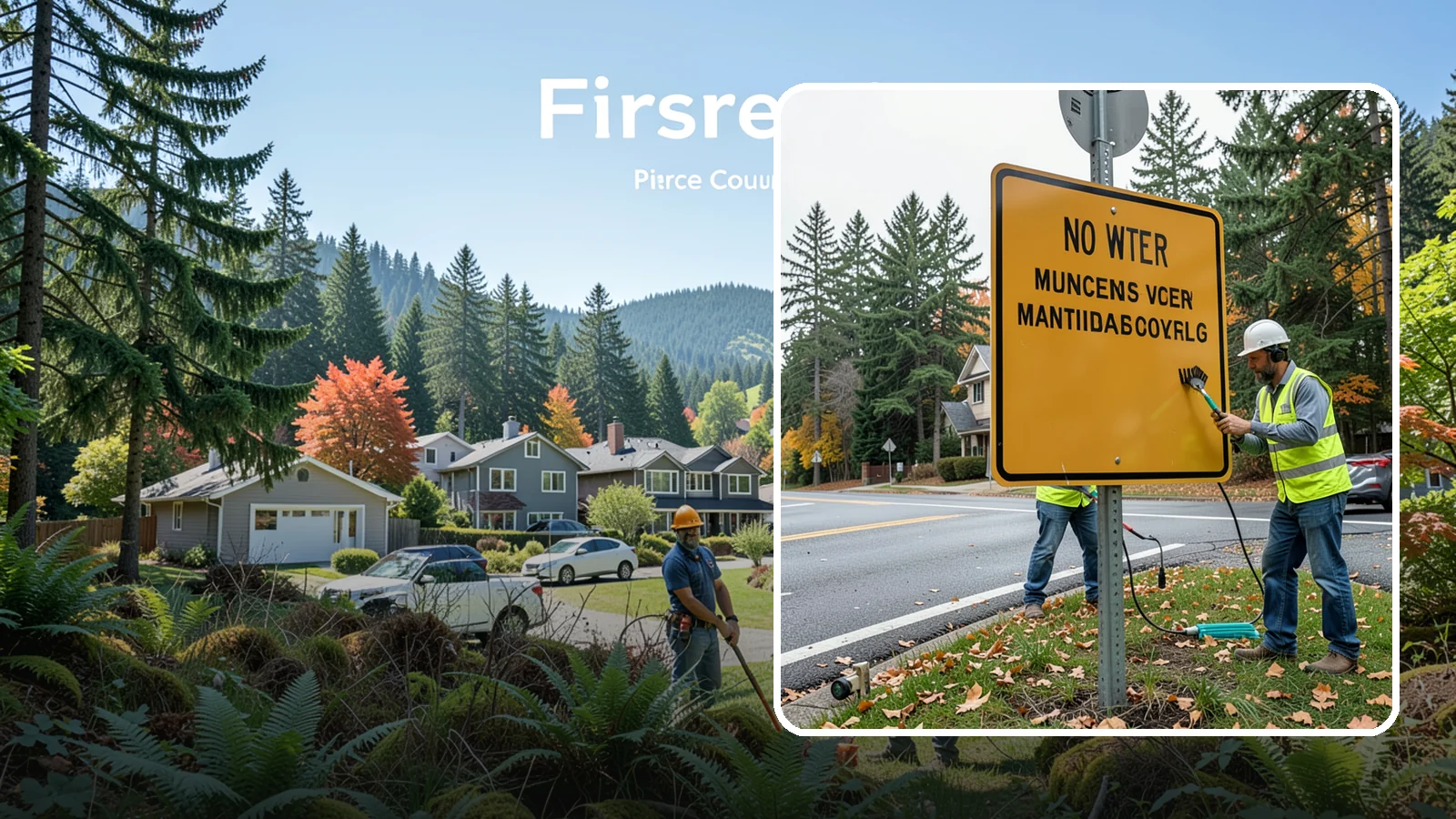 Sign Maintenance in Fircrest, Pierce County, WA - We provide ongoing sign cleaning, straightening, and repair to keep your inventory legible and compliant.